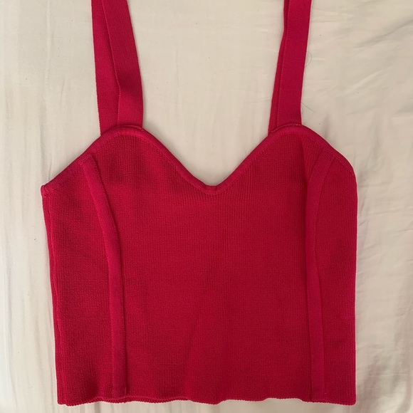 ZARA KNIT CROP TOP - Picture 3 of 3